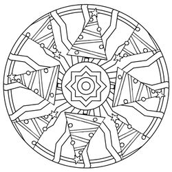 Mandalas Estrella #26380