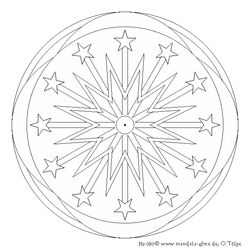 Mandalas Estrella #26385