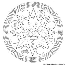 Mandalas Estrella #26390