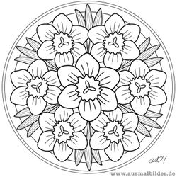 Mandalas Flores #26396