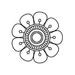 Mandalas Flores #26401