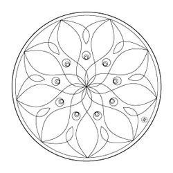Mandalas Flores #26409