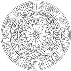 Mandalas Flores #26415