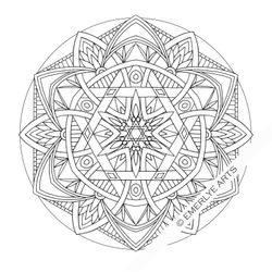 Mandalas Flores #26426
