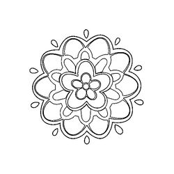 Mandalas Flores #26428