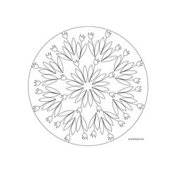 Mandalas Flores #26436