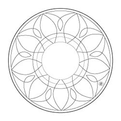 Mandalas Flores #26437