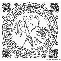 Mandalas Flores #26447