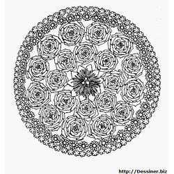 Mandalas Flores #26455