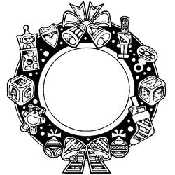 Corona de Navidad #30555