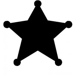 Estrella de sherif #31203