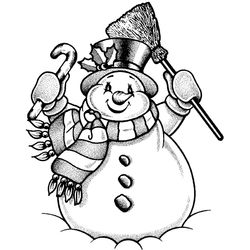 Muñeco de nieve #43068