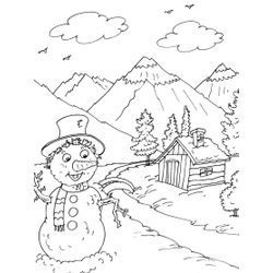 Muñeco de nieve #43076