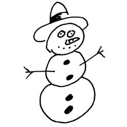 Muñeco de nieve #43086