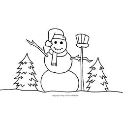 Muñeco de nieve #43099