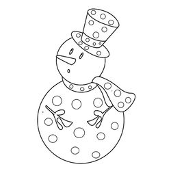 Muñeco de nieve #43105