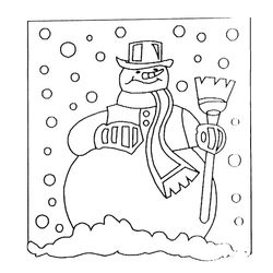 Muñeco de nieve #43108
