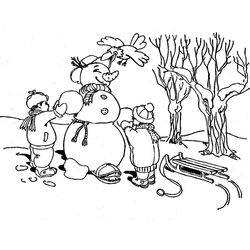 Muñeco de nieve #43134