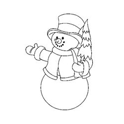 Muñeco de nieve #43137