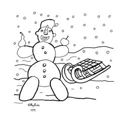 Muñeco de nieve #43147
