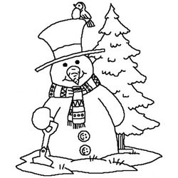 Muñeco de nieve #43164