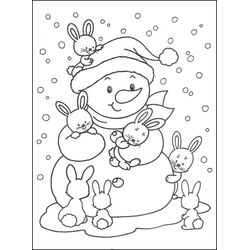 Muñeco de nieve #43180