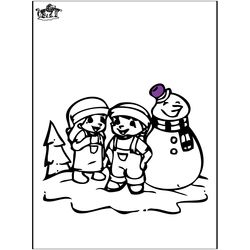 Muñeco de nieve #43195