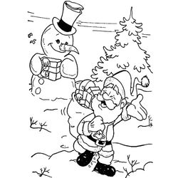 Muñeco de nieve #43204