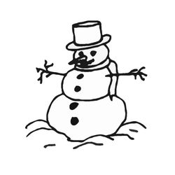 Muñeco de nieve #43216