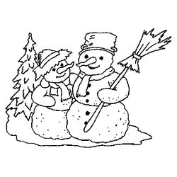 Muñeco de nieve #43236