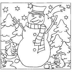 Muñeco de nieve #43238