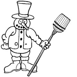 Muñeco de nieve #43244