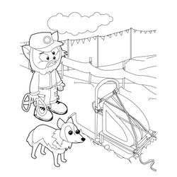 Trineo de perros #50002