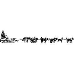 Trineo de perros #50003