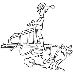 Trineo de perros #50006