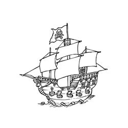Barco pirata #50730