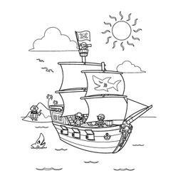 Barco pirata #50738