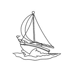 Barco de vela #51179