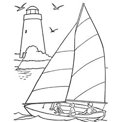 Barco de vela #51184
