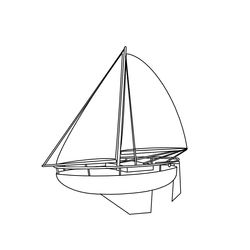 Barco de vela #51187