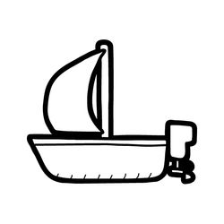 Barco de vela #51193