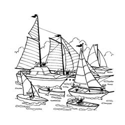 Barco de vela #51195