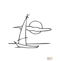Barco de vela #51197