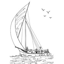 Barco de vela #51213