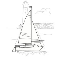 Barco de vela #51220