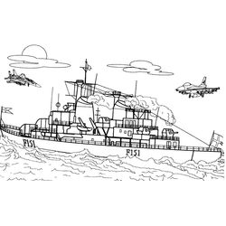 Barco de guerra #52342